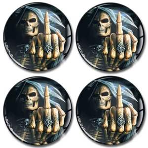 Custom 3D Domed Wheel Stickers – Centre Cap Gel Decals – Made in EU | A 25 - Picture 1 of 3