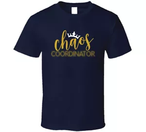 Chaos Coordinator Funny Mom Life T Shirt - Picture 1 of 9