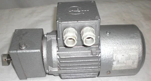 Getriebemotor kompakt ABM Elektromotor+Getriebe+Bremse 1350min-1 220/380V 0,09KW - Bild 1 von 10