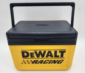 DeWalt Racing Cooler Coleman 6 Pack Man Cave Outdoor Camping Travel Made USA - Picture 1 of 8