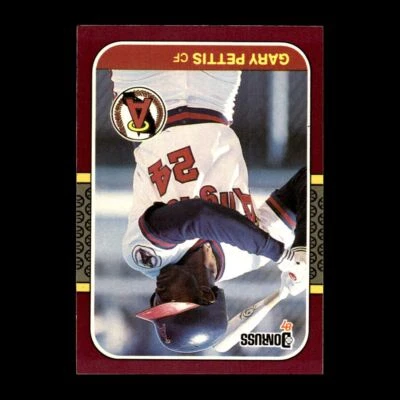 Gary Pettis 1987 Donruss Opening Day California Angels #10 R319A 10 - Image 1 of 2