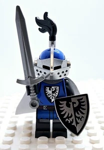 Lego Castle New Black Falcon Knight Commander Fully Equipped Cape (1 Figure) - Picture 1 of 4
