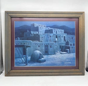 Vintage James Fields Pueblo City Taos New Mexico - Picture 1 of 4