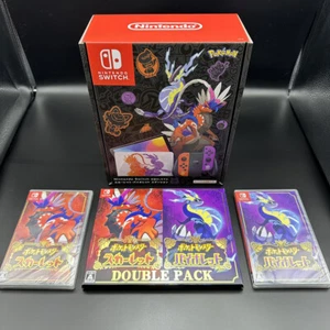 Nintendo Switch OLED Model Pokémon Scarlet & Violet Edition Console + game NEW - Picture 1 of 6
