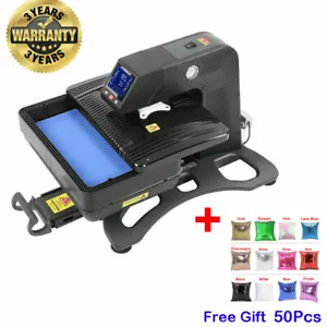 3D Sublimation Vacuum T-Shirt Pillowcase Heat Press Machine Auto Open Pneumatic - Picture 1 of 10