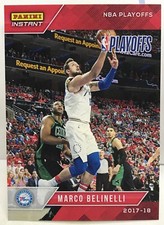 Marco Belinelli 2017-18 Panini Instant NBA Playoffs #87 - SP /139 - PHILA 76ers