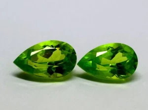 Natural Green Peridot 18 to 20 Ct Pear Shape Size 15 X 9 X 7 MM Loose Gemstone A - Picture 1 of 5