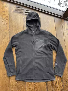 Patagonia R1 Air Full-Zip Hoody Mens Medium Black Fleece Jacket Outdoor Hiking - Picture 1 of 5