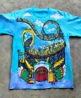 Grateful Dead 1993 Amusement Park Ride Liquid Blue Tie Dye Shirt - New - Size M