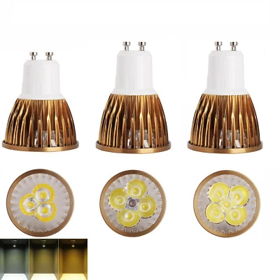 Bronze LED Bulb Spotlight MR16 GU10 E14 E27 GU5.3 Bulb 110V 220V Cool Warm White - Image 1 of 4