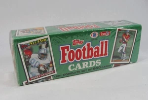 1991 TOPPS FOOTBALL SPORTS TRADING CARD SET OF 660 FACTORY SEALED NO RESERVE! - Picture 1 of 2