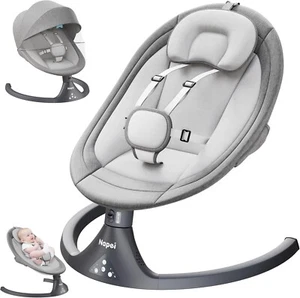 Baby Swing for Infants to Toddler,Electric Portable Baby Swing and Bouncer 3 Sea - Picture 1 of 7