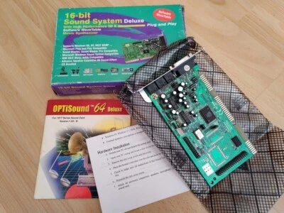 Retro Soundkarte Optisound 16-bit Deluxe KOMPLETT - Bild 1 von 4