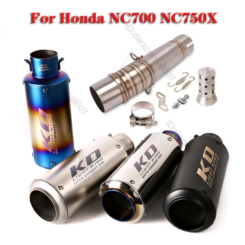 Silenciadores silenciadores de escape 51 mm tubo de enlace medio para motocicleta Honda NC700X NC750X Foto 1 de 4