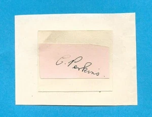 CYRIL PERKINS NORTHAMPTONSHIRE CCC 1934-1937 RARE ORIGINAL AUTOGRAPH - Picture 1 of 1