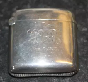 VINTAGE STERLING 925 SILVER MATCH SWANN VESTA CASE HALLMARKED BIRMINGHAM 1899 - Picture 1 of 11