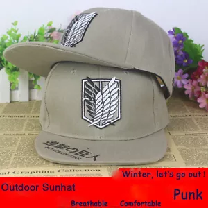 Anime Attack on Titan cotton baseball cap Sun hat cosplay gift Hip-hop 2015 NEW - Picture 1 of 11