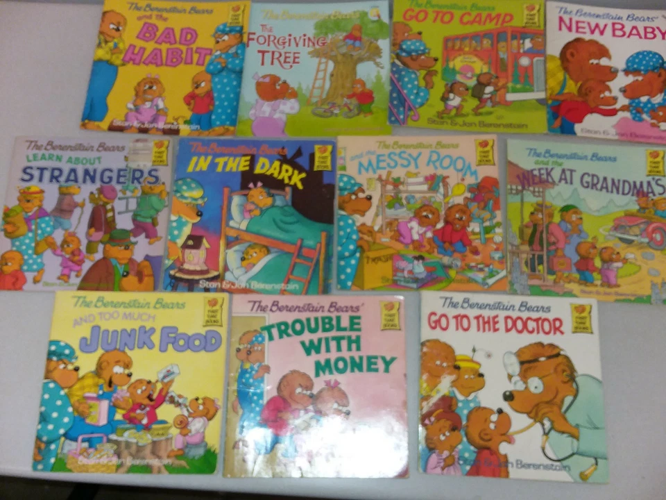 MIXED LOT OF 11 THE BERENSTAIN BEARS PAPERBACK BOOKS MANY FIRST TIME READERS - Image 1 of 1