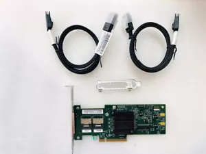 LSI 9211-8i 6Gbps FW:P20 IT Mode ZFS FreeNAS unRAID 2*SFF-8087 to SFF-8087 cable - Picture 1 of 3