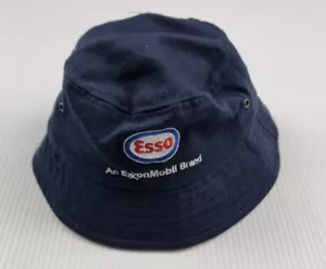 Esso ExxonMobil Brand Sun Hat Cap Bucket Hat Petrol Cotton Size 54cm - Picture 1 of 5