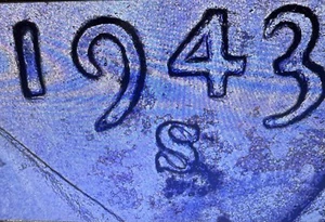 1943 S Steel Wheat Cent “RPM-001 S/S West” Rare - Picture 1 of 3