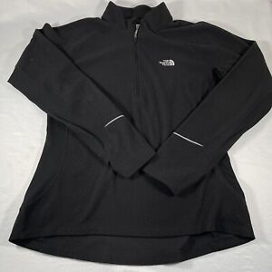 The North Face Flight Series Fleece 1/4 Zip Womens XL Black Pullover Sweatshirt