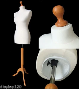 Größe 14 Buchse Schneiderei Mannequin Schnuller Schneider Büste Display - Bild 1 von 3