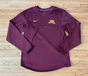 Minnesota Golden Gophers Nike Dri-Fit Knit Long Sleeve Mens M Training Fitness - Picture 1 of 10