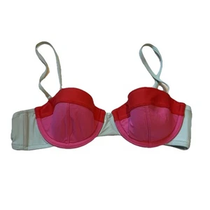 J Crew 34A Under Wire Bikini Top Color block - Picture 1 of 2