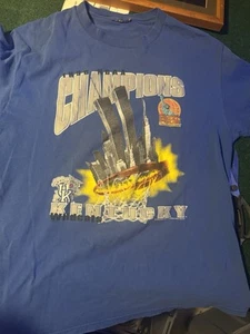 VTG 1996 NCAA Basketball Kentucky Wildcats National Champions T-Shirt XL WTC - Picture 1 of 10