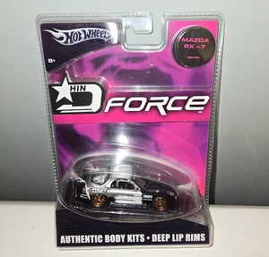 Hot Wheels HIN D-Force MAZDA RX-7 Diecast Silver Black G8192 - Sealed - Picture 1 of 11