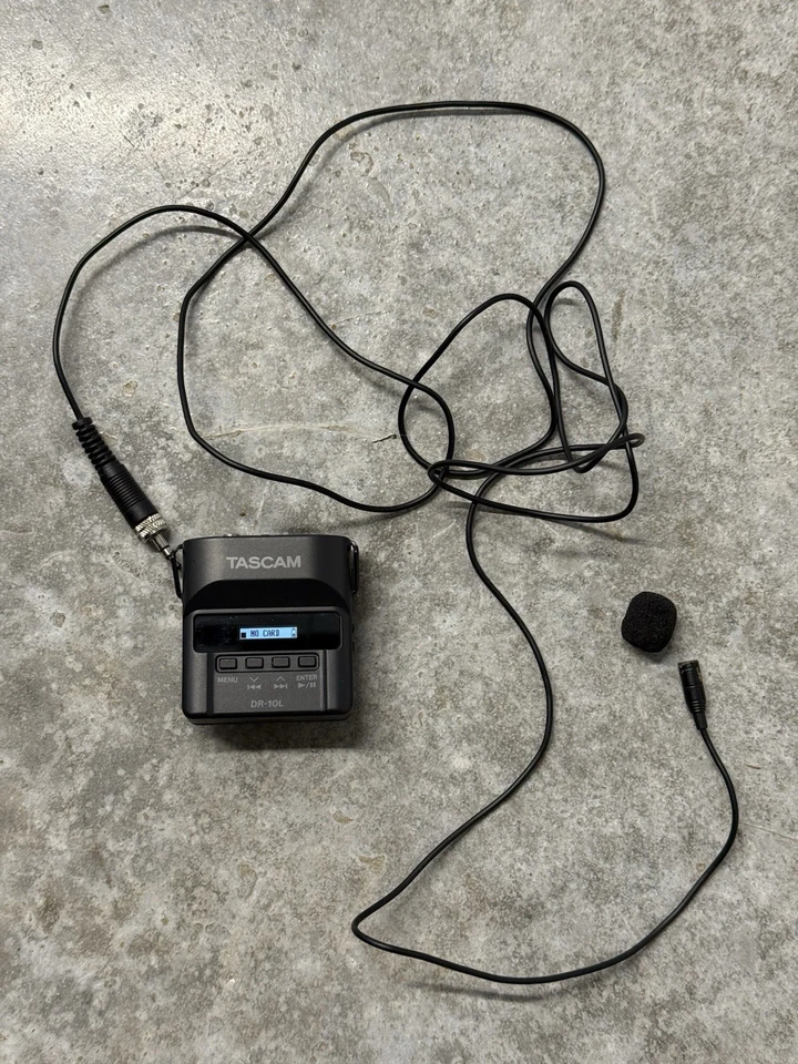Tascam DR-10L Portable Digital Audio Recorder with Lavalier Microphone - Image 1 of 1