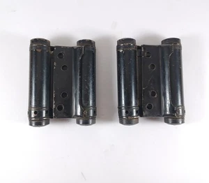 Vintage Pair Of Chicago Triplex Double Action Spring Hinges, 3.5" X 2.75" - Picture 1 of 8
