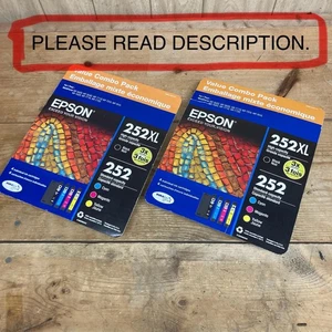 Cartucce di inchiostro originali Epson 252XL nero e 252 giallo ciano magenta 2024/2025 - Foto 1 di 12