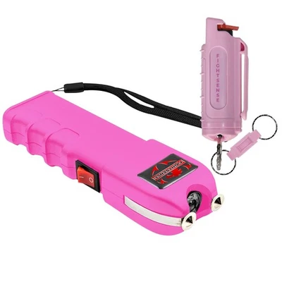 Kit FIGHTSENSE Defender: Pistola de aturdimiento pesada y linterna LED con spray de pimienta Foto 1 de 4