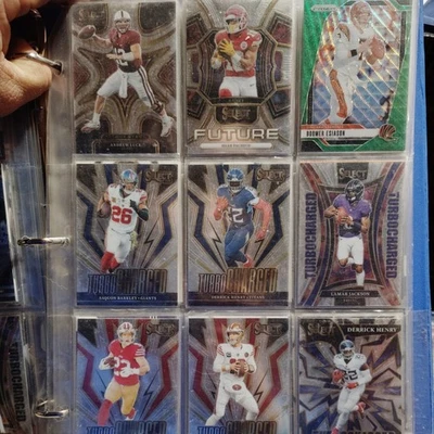 ✅ Huge NFL Football Lot 30+ Cards, Rookies, Mosaic, Parallels, Dart, Skattebo - Image 1 of 4