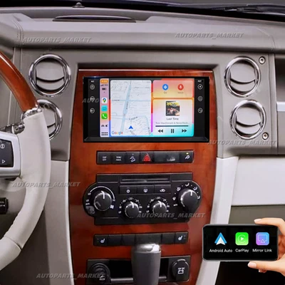 7" CarPlay For Jeep Commander 2008-2011 Car Radio Stereo GPS Navi WIFI RDS Foto 1 de 4