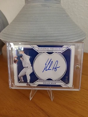 2025 National Treasures On Card Auto Of Nolan Ryan To 49 - Image 1 of 2