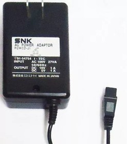 Neo Geo CDZ AC Adapter Japan for Hardeo Geo CD Console Used Japan kka
