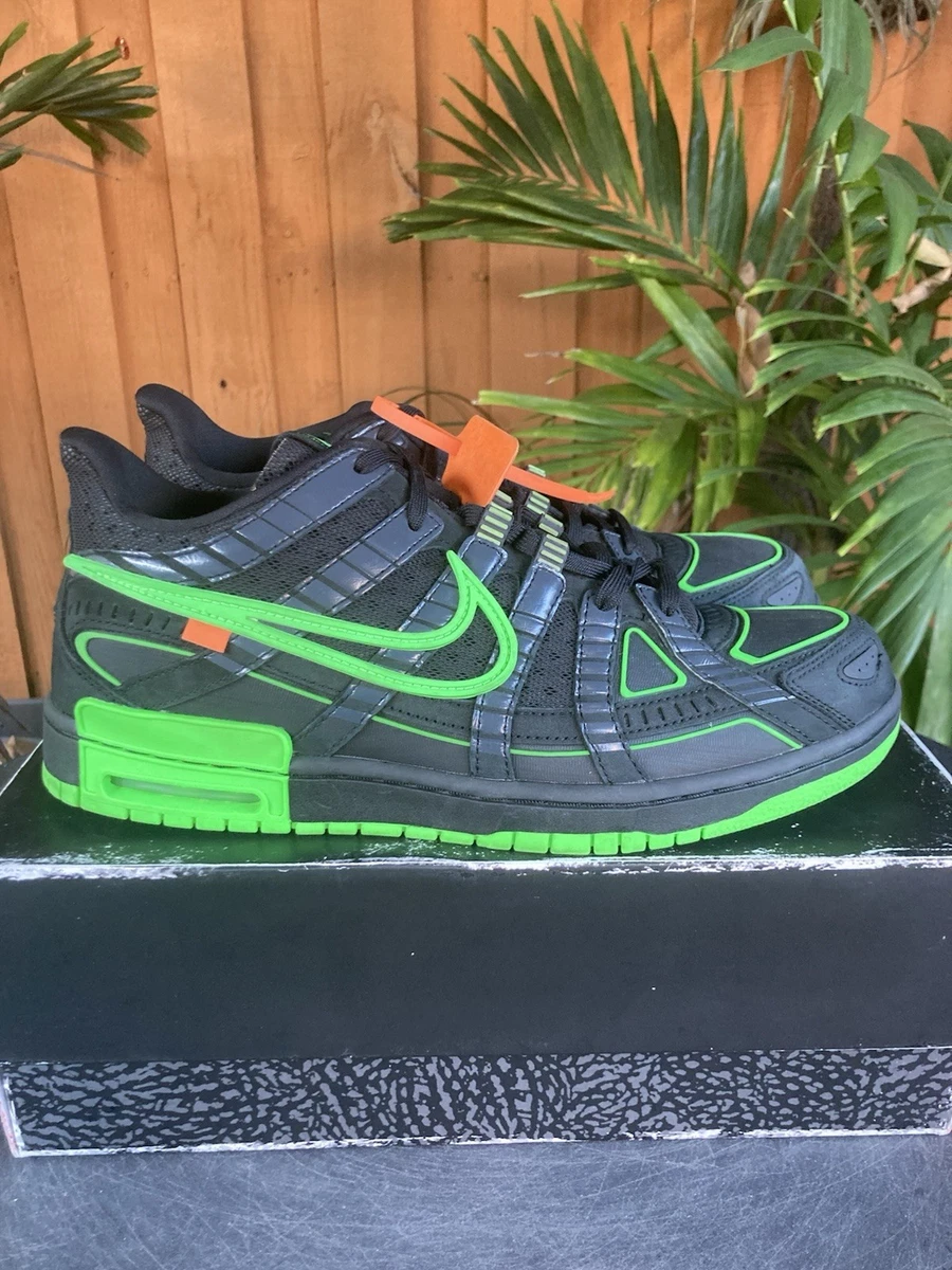 Nike Air Rubber Dunk x Off-White Low Green Strike | eBay