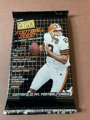 2000 Skybox Football NFL Football Sealed Hobby Pack - Image 1 of 2