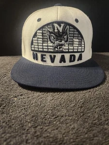 University of Neveda Wolf Pack Football Bold Letters Zephyr SnapBack Hat - Picture 1 of 12