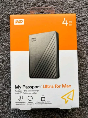 Western Digital 4TB Hard Drive USB WDBPMV0040BSL-WESN-Brand New Sealed Box - Image 1 of 4