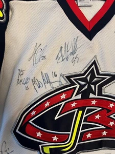 Inaugural 2002-03 Columbus Blue Jackets Team Signed CCM Jersey JSA COA - Picture 1 of 4