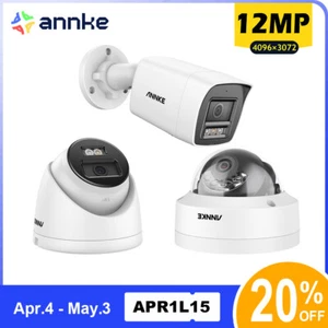 ANNKE 12MP PoE Security Camera Spotlight Color Night Vision 2.8 mm Len Wide FOV - Picture 1 of 26
