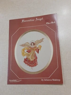 Florentine Angel Cross Stitch Pattern Mar Bek Serendipity Designs Christmas  - Image 1 of 4
