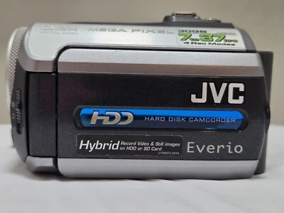 JVC GZ-MG155U HDD 32x Mega Pixel 30GB Hybrid Camcorder With Remote Charger Disk - Image 1 of 4