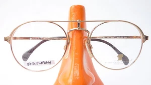 Ausgefallene Piloten Brille Fassung Neostyle Prestige Männer gold Metall Gr M - Picture 1 of 4