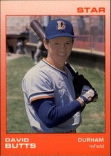 1988 Durham Bulls Star #3 David Butts