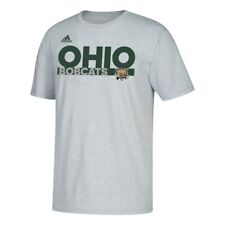 Ohio Bobcats NCAA Adidas Sideline Grind Mascot Men's Grey T-Shirt